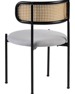 Set di 2 sedie da pranzo ANDOVER Metallo Nero