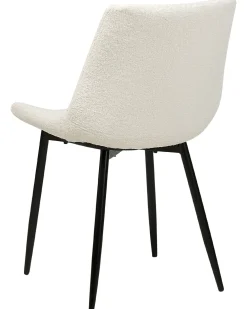 Set di 2 sedie da pranzo AVILLA Bouclé Bianco