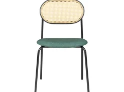 Set di 2 sedie da pranzo ADAVER Metallo Nero