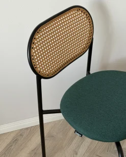 Set di 2 sedie da pranzo ADAVER Metallo Nero