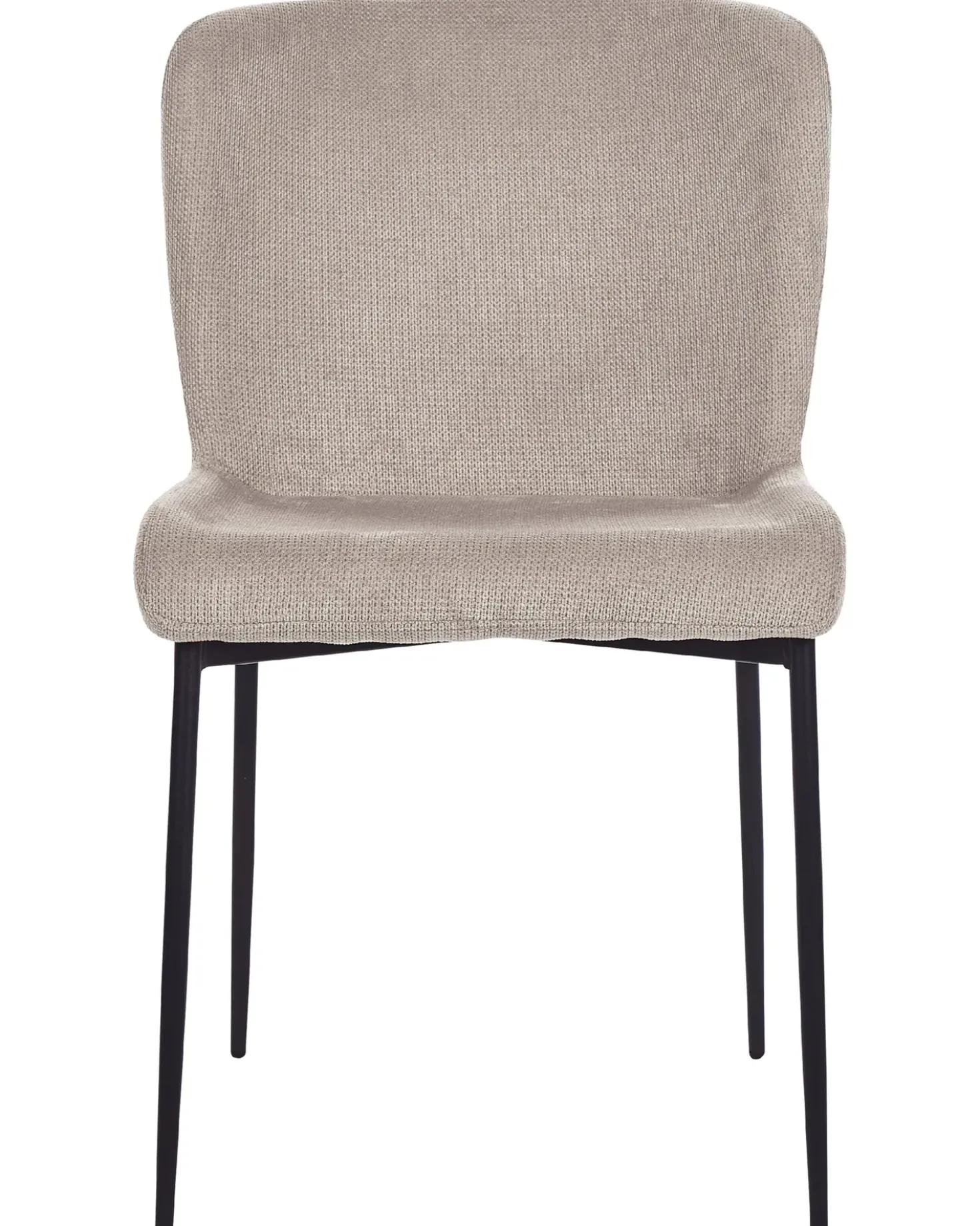 Set di 2 sedie da pranzo ADA Tessuto Tortora