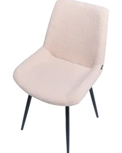 Set di 2 sedie da pranzo AVILLA Bouclé Beige