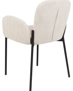 Set di 2 sedie da pranzo ALBEE Tessuto Beige