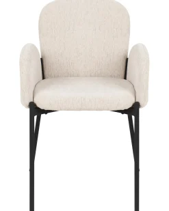 Set di 2 sedie da pranzo ALBEE Tessuto Beige