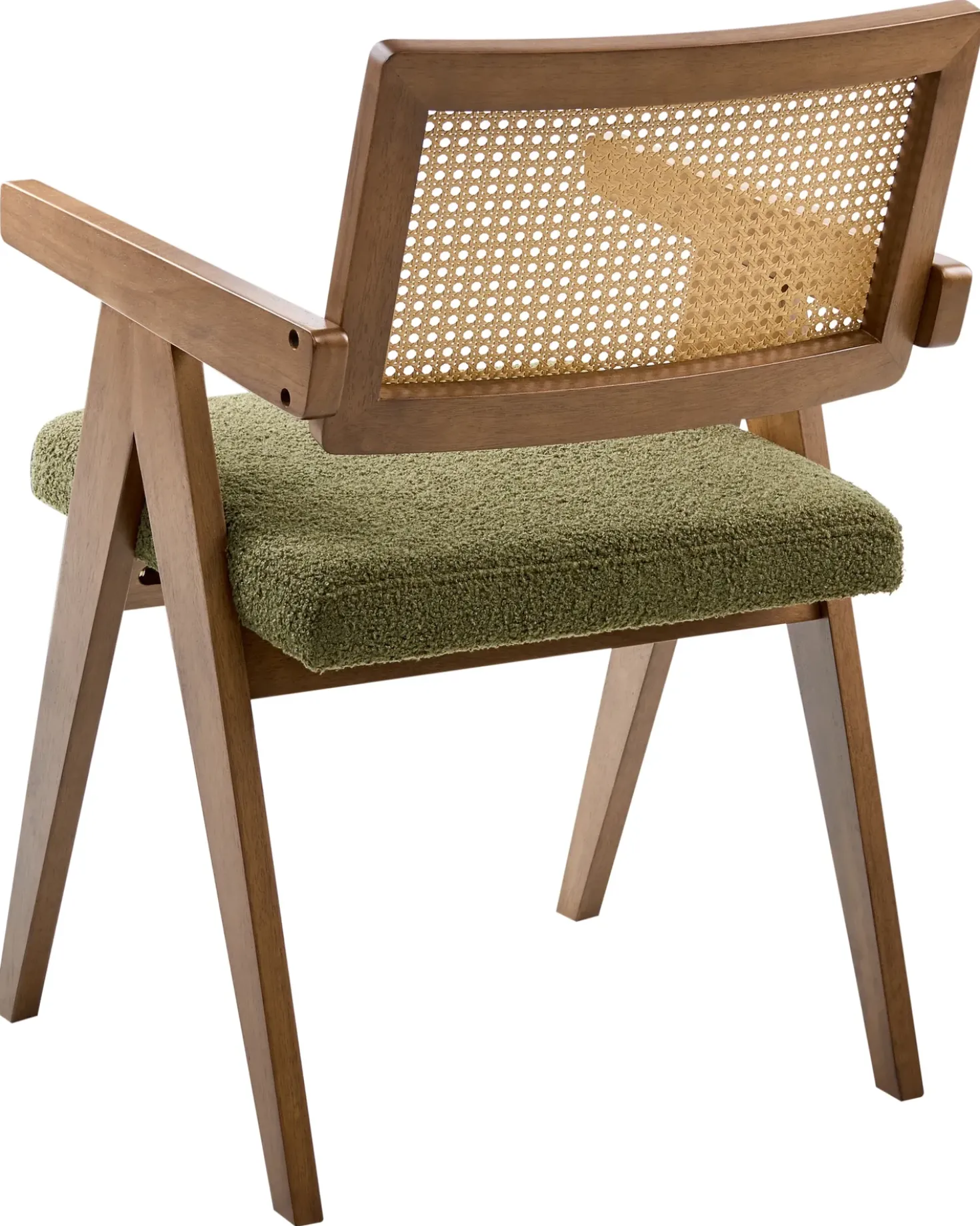 Set di 2 sedie da pranzo AVA Legno Marrone/Verde