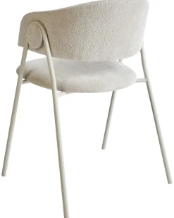 Set di 2 sedie da pranzo ALANSON Ciniglia Beige chiaro