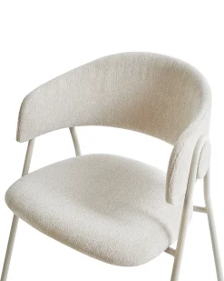 Set di 2 sedie da pranzo ALANSON Ciniglia Beige chiaro