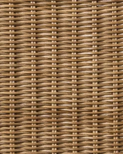 Set di 2 sedie da pranzo ANDES Rattan Marrone