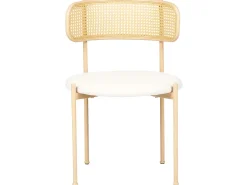 Set di 2 sedie da pranzo ANDOVER Metallo Beige chiaro