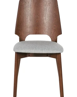 Set di 2 sedie da pranzo ABEE Marrone/Grigio
