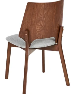 Set di 2 sedie da pranzo ABEE Marrone/Grigio