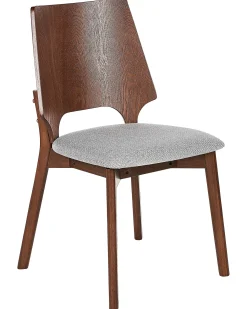 Set di 2 sedie da pranzo ABEE Marrone/Grigio