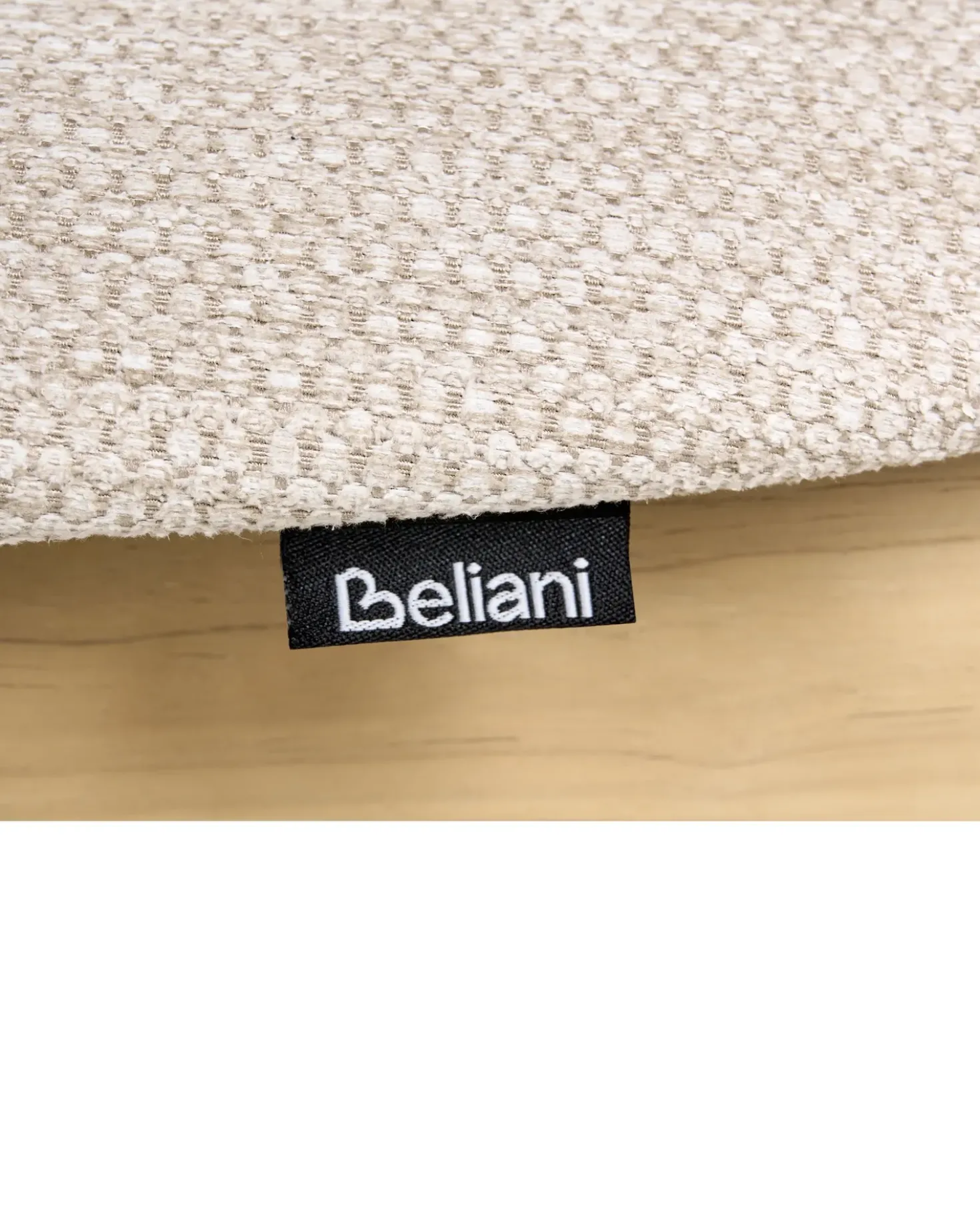 Set di 2 sedie da pranzo ANOKA Legno Marrone chiaro/Beige