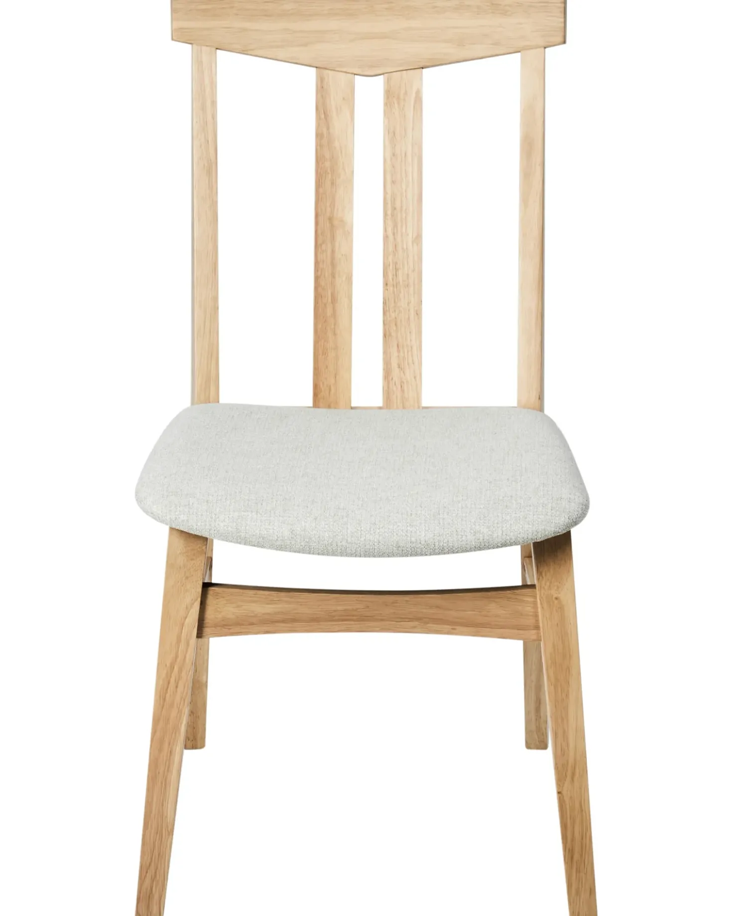 Set di 2 sedie da pranzo AVALON Legno Beige chiaro
