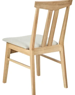 Set di 2 sedie da pranzo AVALON Legno Beige chiaro