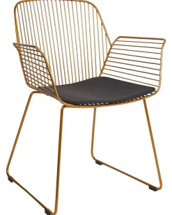Set di 2 sedie da pranzo APPLETON Metallo Oro