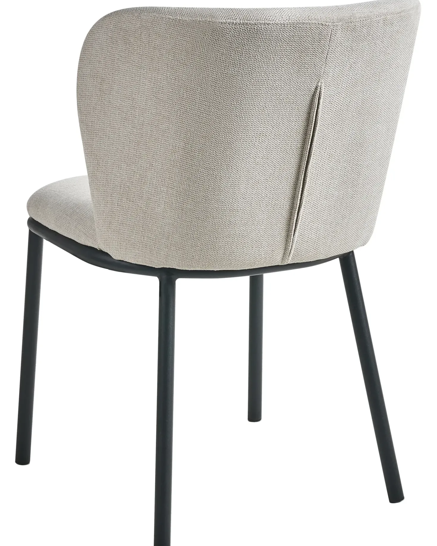 Set di 2 sedie da pranzo ARTESIA Tessuto Beige chiaro