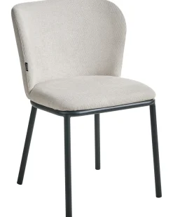 Set di 2 sedie da pranzo ARTESIA Tessuto Beige chiaro