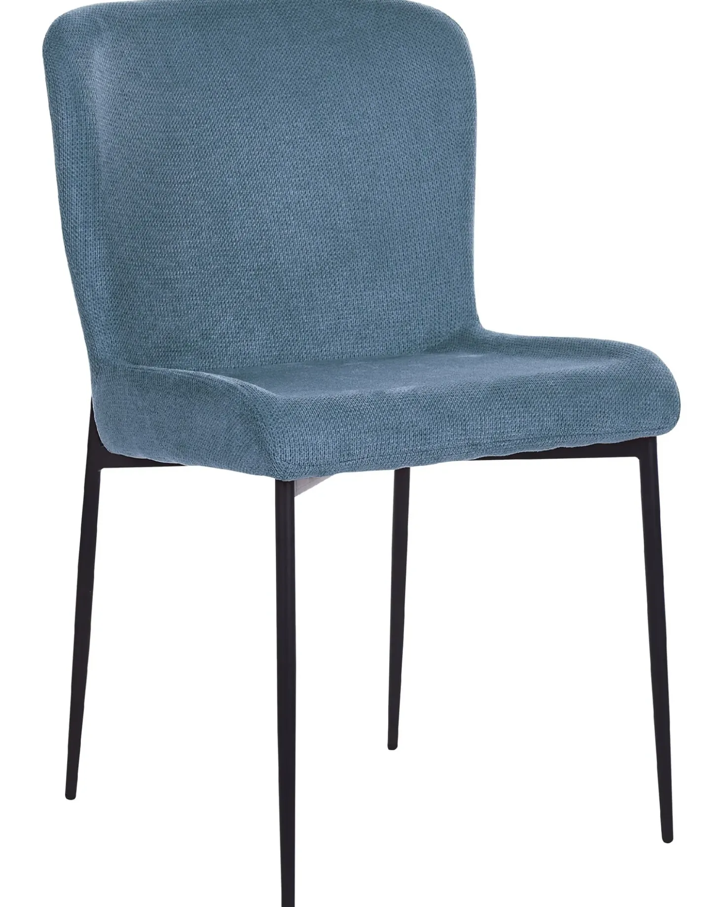 Set di 2 sedie da pranzo ADA Tessuto Blu