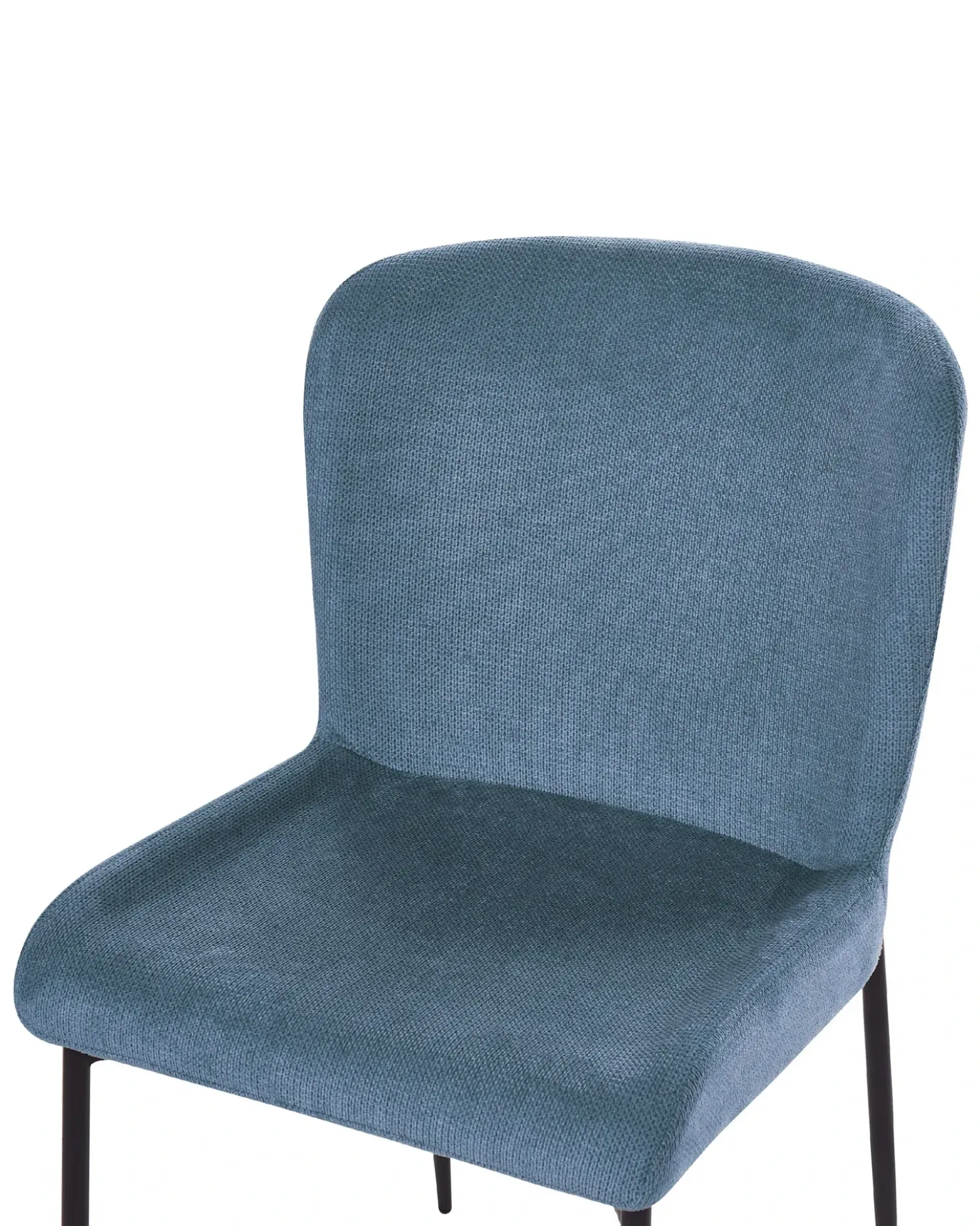 Set di 2 sedie da pranzo ADA Tessuto Blu