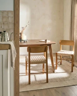 Set di 2 sedie da pranzo ALLOS Legno Marrone