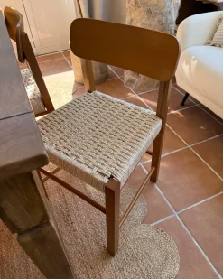 Set di 2 sedie da pranzo ALLOS Legno Marrone