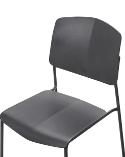 Set di 4 sedie da pranzo ASTORIA Nero