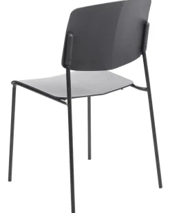 Set di 4 sedie da pranzo ASTORIA Nero