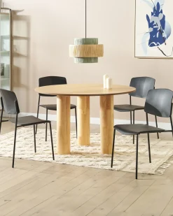Set di 4 sedie da pranzo ASTORIA Nero