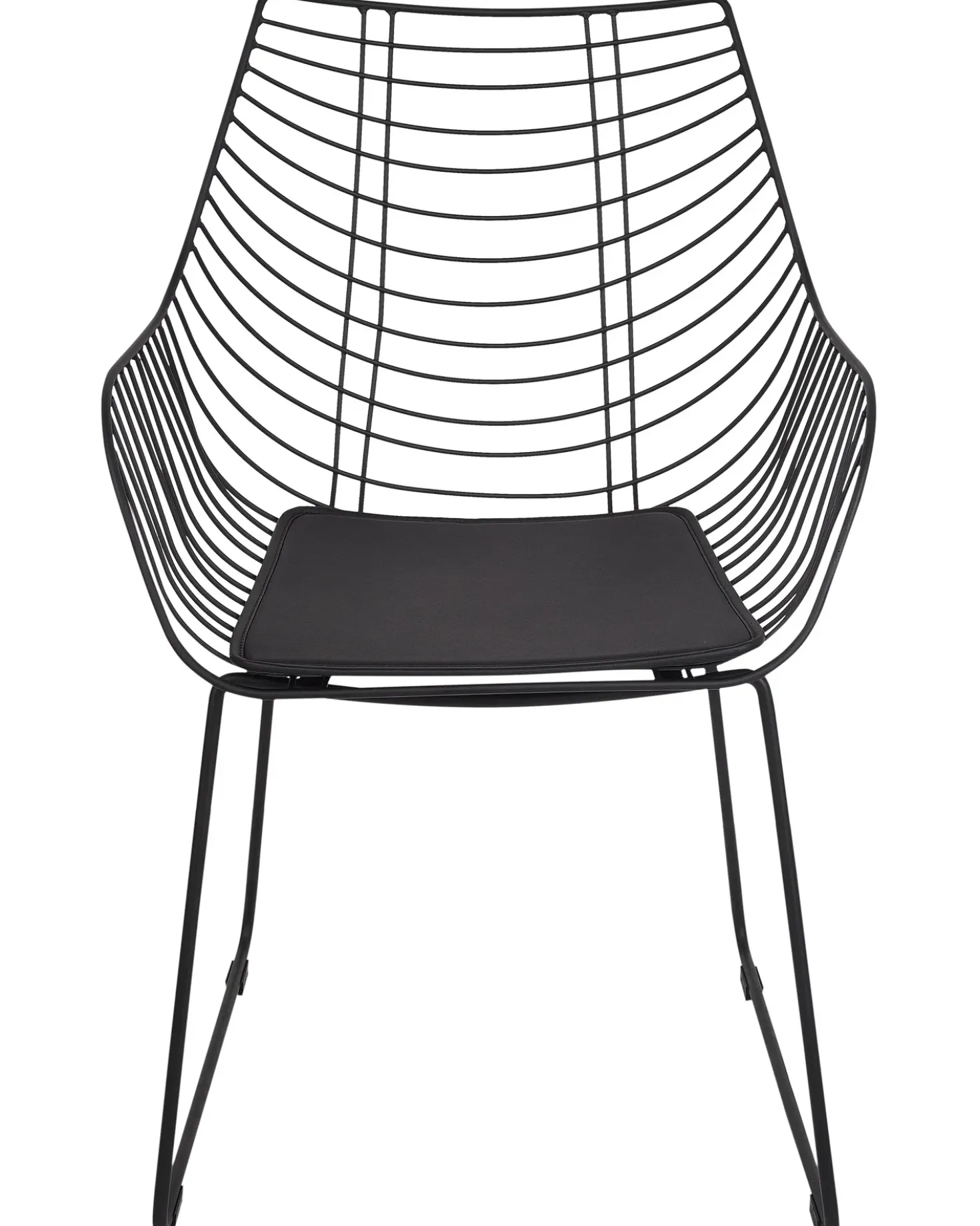 Set di 2 sedie da pranzo ANNAPOLIS Metallo Nero