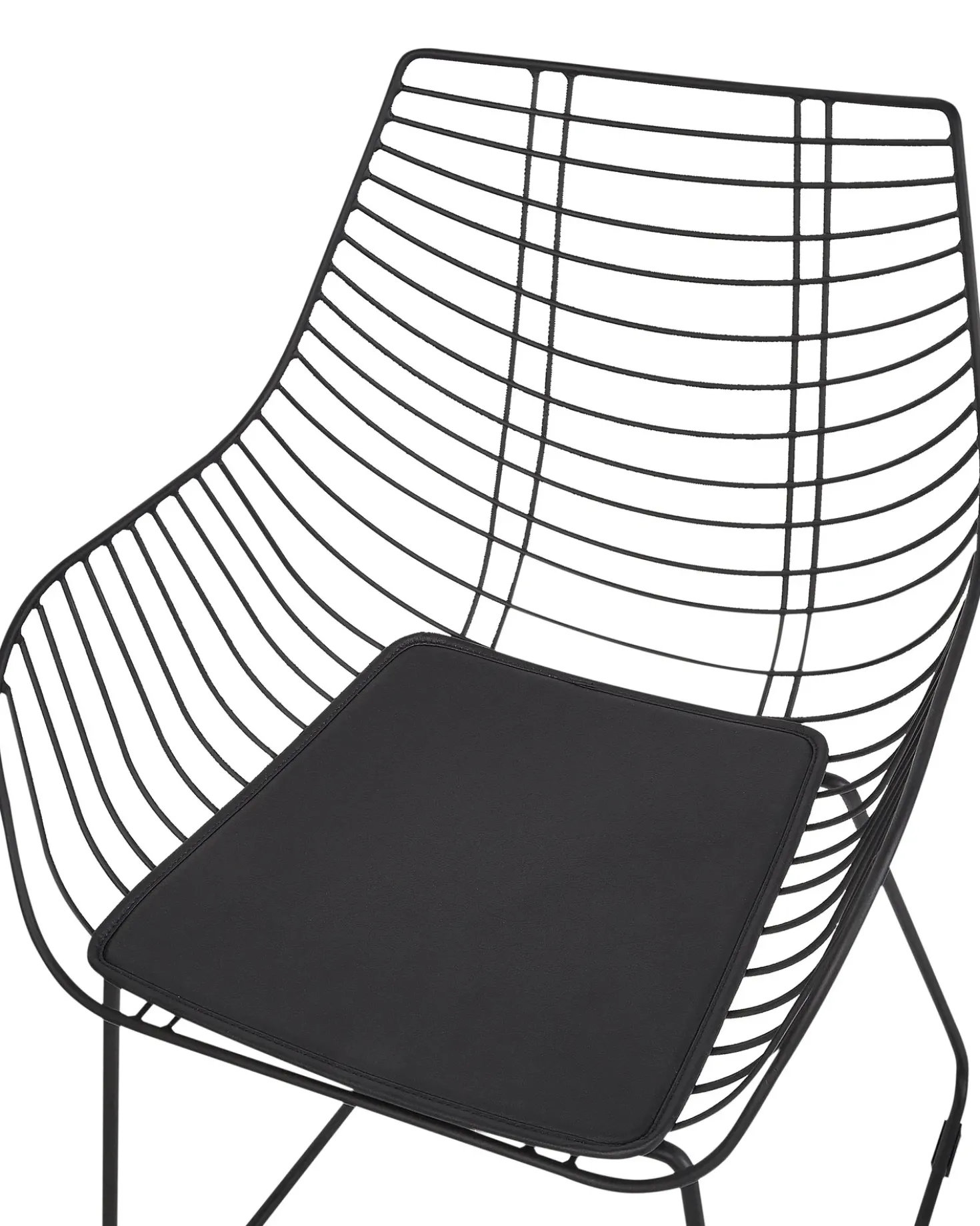 Set di 2 sedie da pranzo ANNAPOLIS Metallo Nero