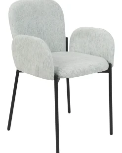 Set di 2 sedie da pranzo ALBEE Tessuto Verde menta