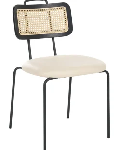 Set di 2 sedie da pranzo ADELANTO Metallo Beige chiaro
