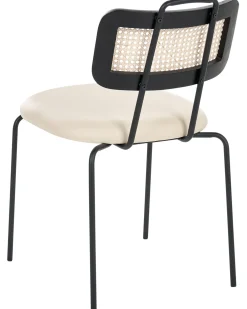 Set di 2 sedie da pranzo ADELANTO Metallo Beige chiaro
