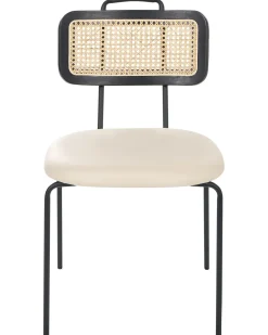 Set di 2 sedie da pranzo ADELANTO Metallo Beige chiaro