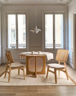 Set di 2 sedie da pranzo ALCOVA Legno Marrone chiaro