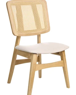 Set di 2 sedie da pranzo ALCOVA Legno Marrone chiaro