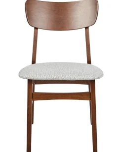 Set di 2 sedie da pranzo ANOKA Legno Marrone/Grigio