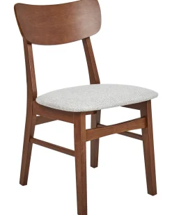 Set di 2 sedie da pranzo ANOKA Legno Marrone/Grigio