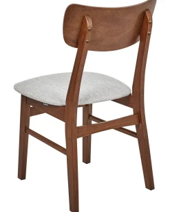 Set di 2 sedie da pranzo ANOKA Legno Marrone/Grigio