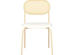 Set di 2 sedie da pranzo ADAVER Metallo Marrone chiaro