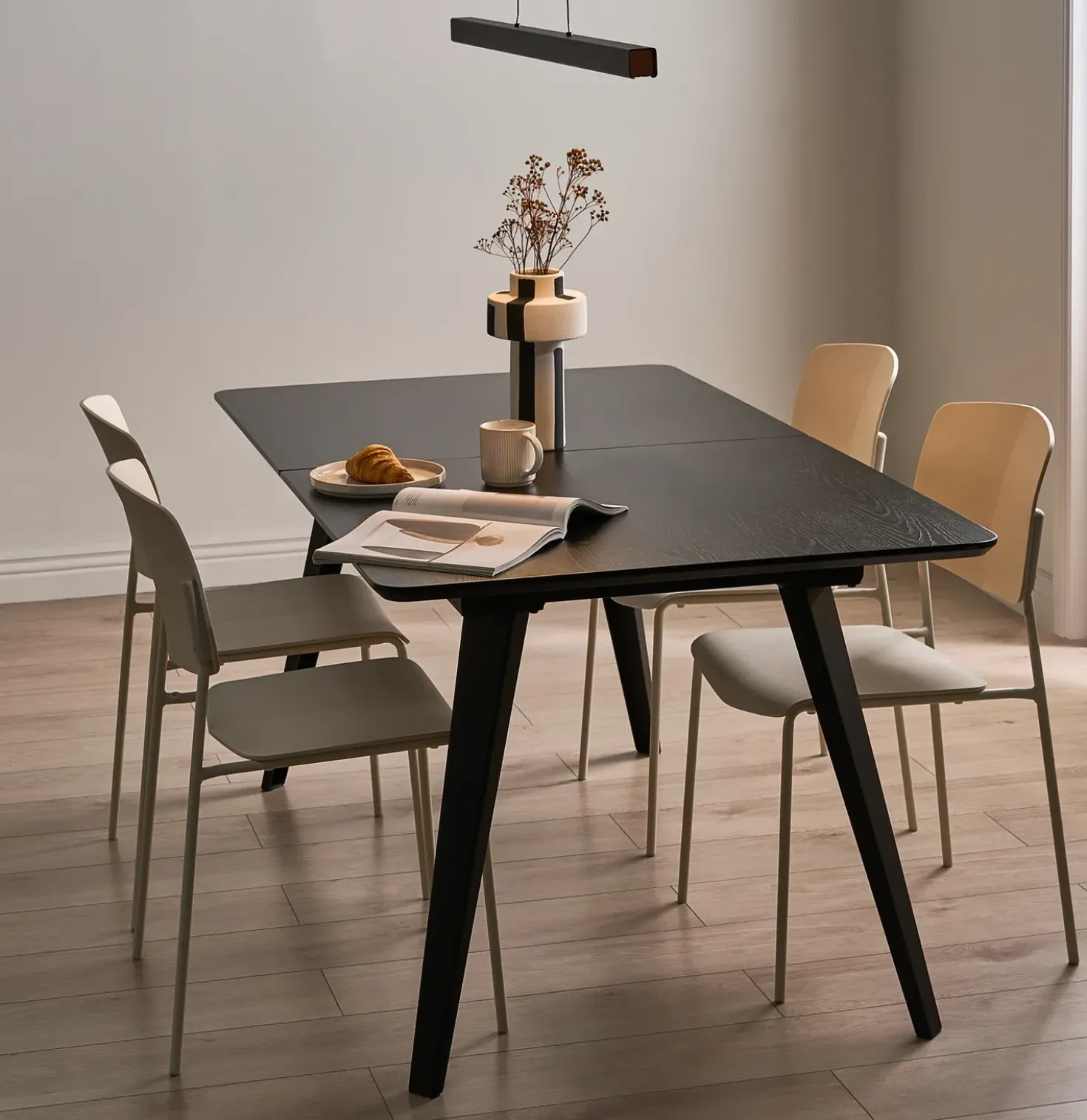 Set di 4 sedie da pranzo ASTORIA Beige
