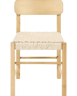 Set di 2 sedie da pranzo ALLOS Legno Marrone chiaro