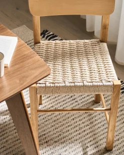 Set di 2 sedie da pranzo ALLOS Legno Marrone chiaro