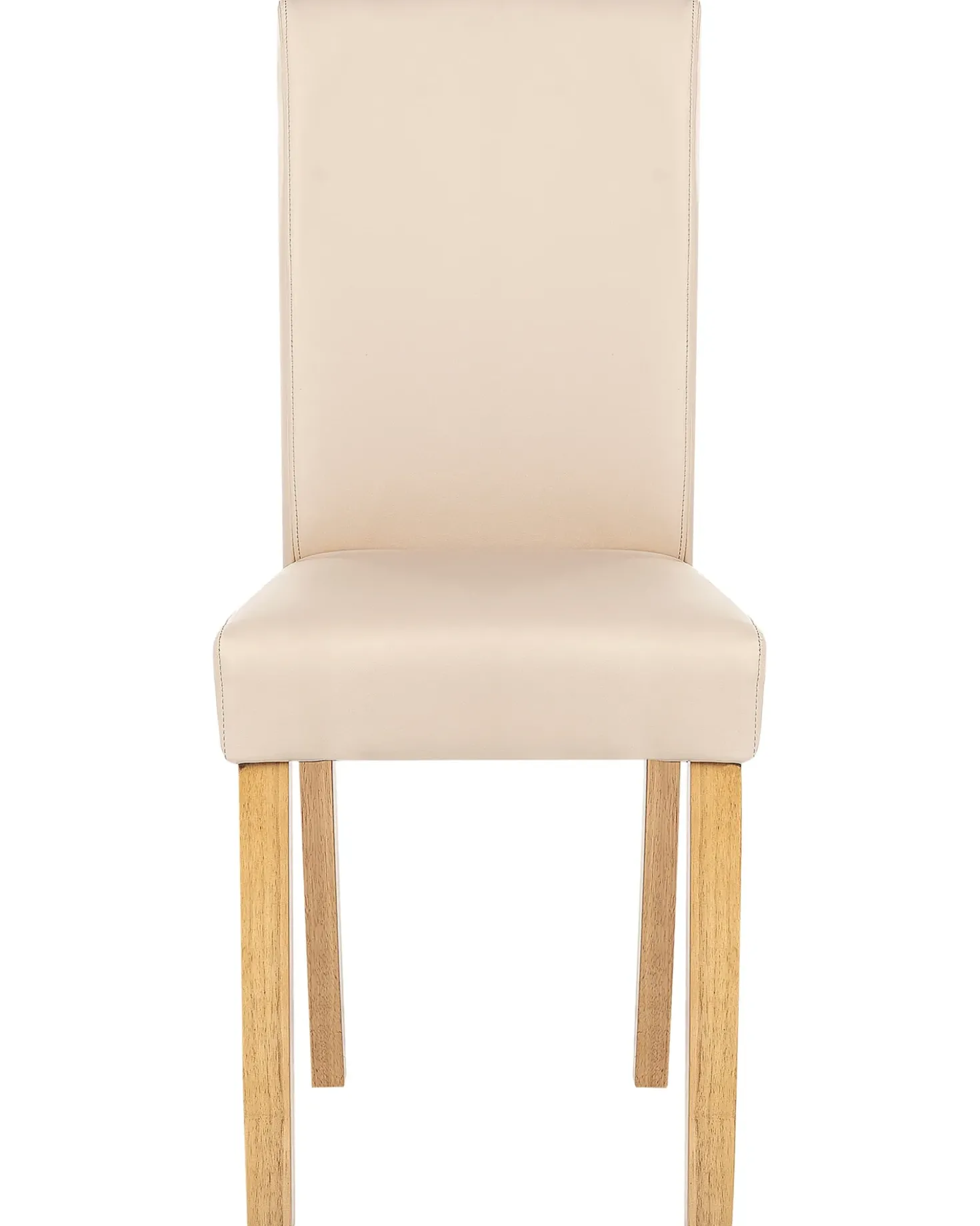 Set di 2 sedie da pranzo BROADWAY Pelle sintetica Beige