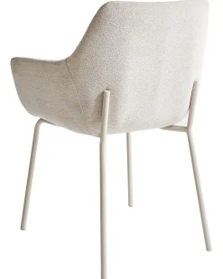 Set di 2 sedie da pranzo BOWDON Ciniglia Beige chiaro
