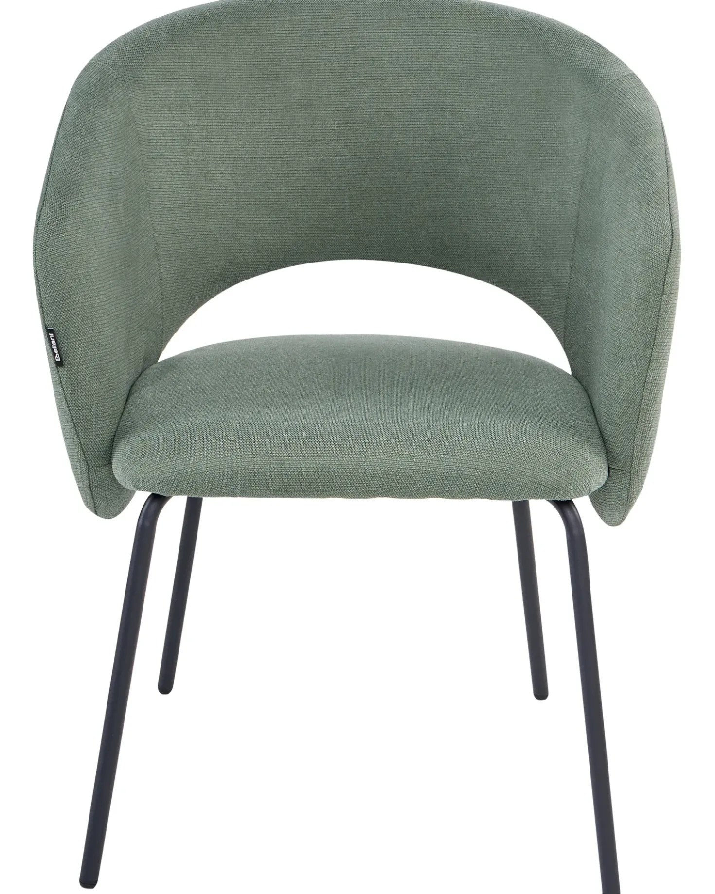 Set di 2 sedie da pranzo BLAKELY Tessuto Verde chiaro