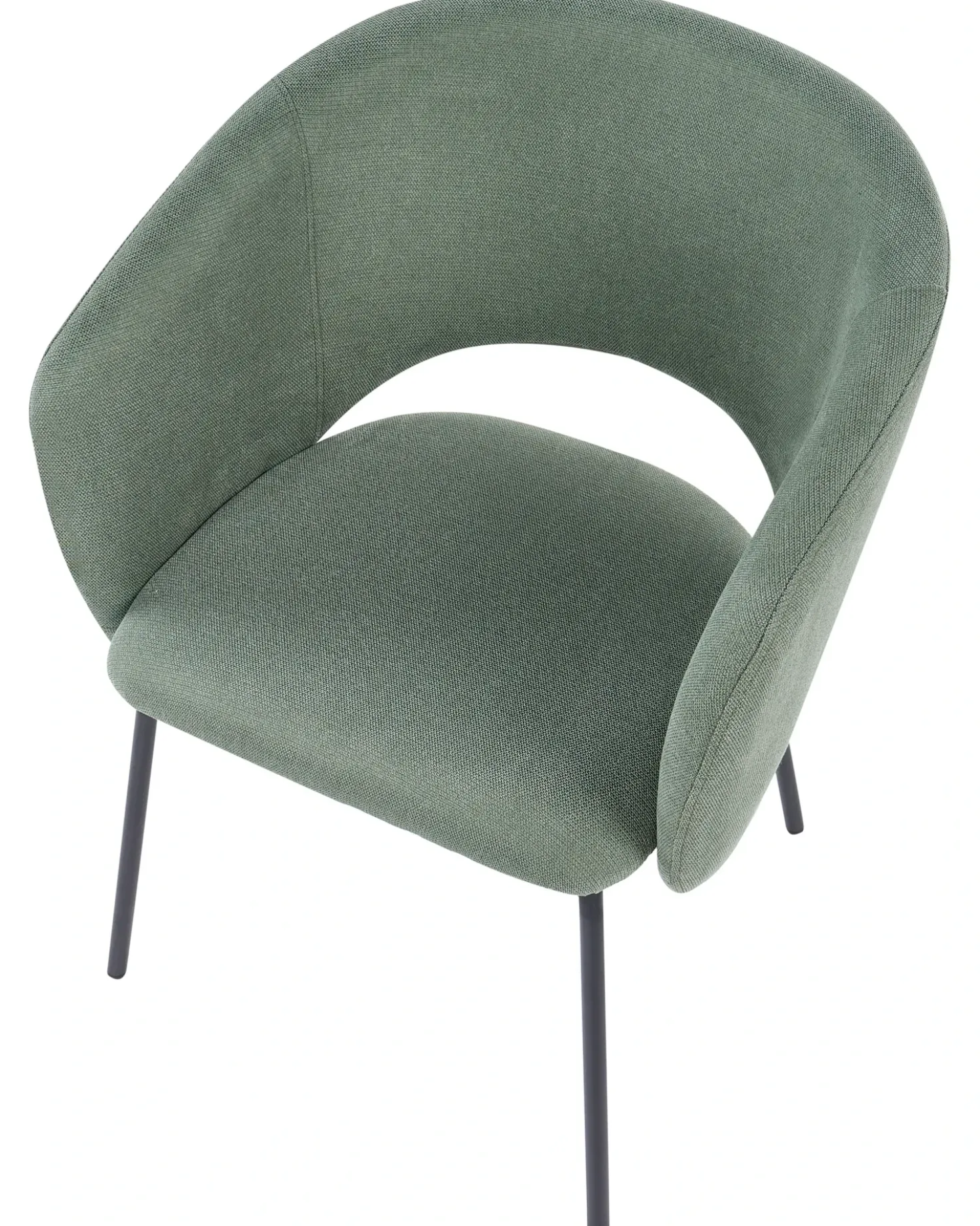 Set di 2 sedie da pranzo BLAKELY Tessuto Verde chiaro