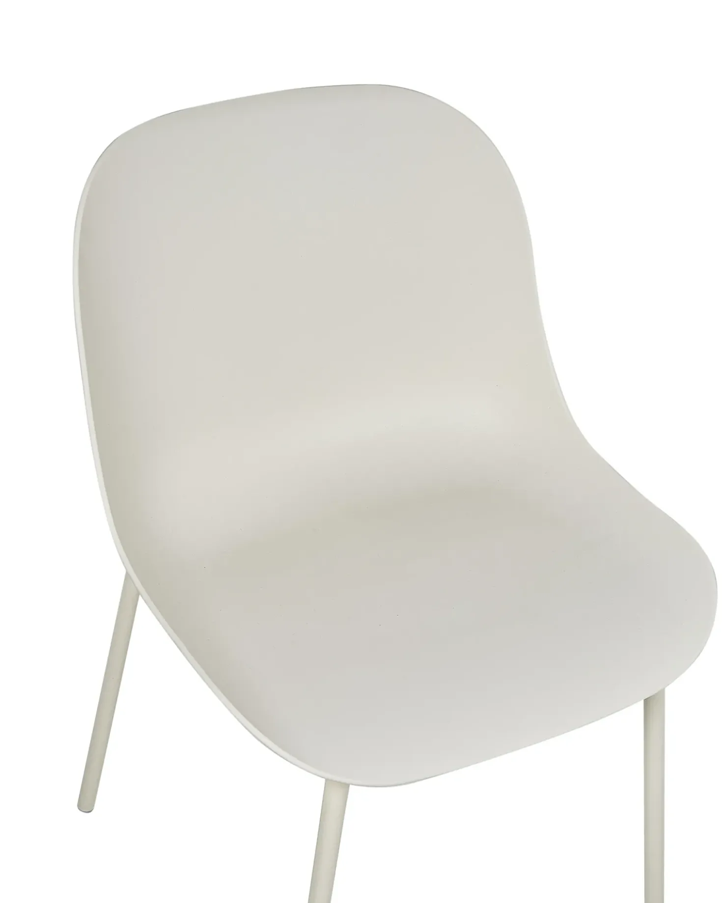 Set di 2 sedie da pranzo BELOIT Beige chiaro