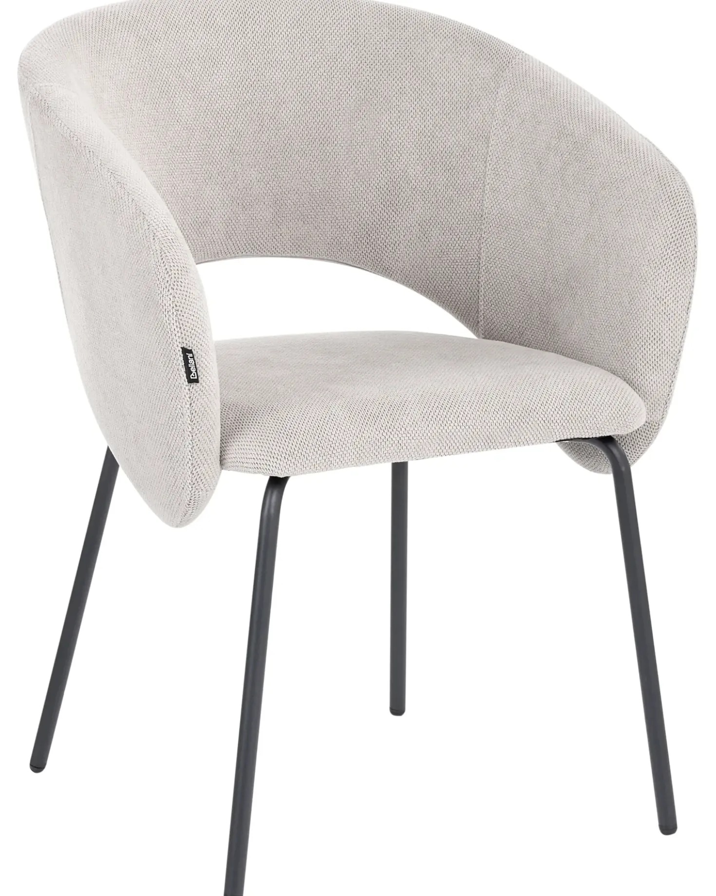 Set di 2 sedie da pranzo BLAKELY Tessuto Bianco sporco